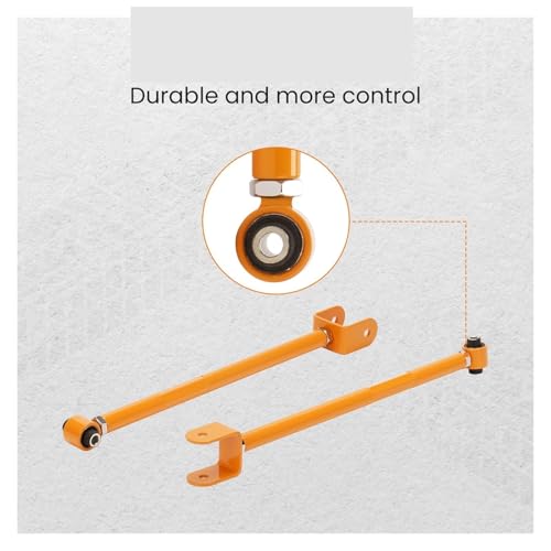 Bras de commande de cambrure arrière réglable pour E83 E85 E86 E89 en alu doré x2 - 5