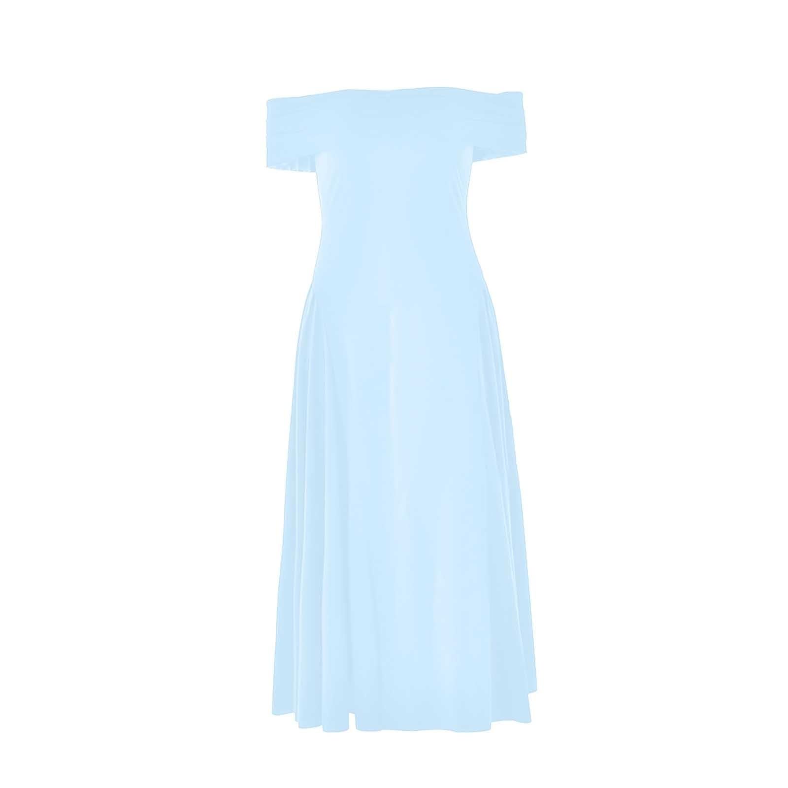 Générique Robe Bustier Femme élégante Dos avec col Droit pour Sortie Occasion décontractée