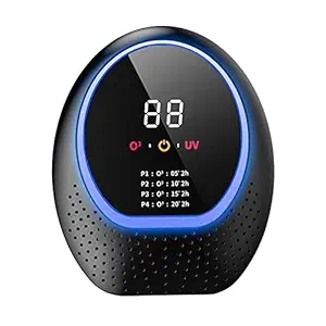 CALANDIS Portable Air Purifier Quiet Dust Mini Air Cleaner for Home Office Pet Dander Plug in