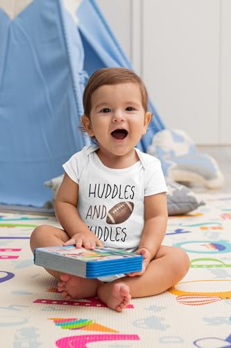 Huddles and Cuddles Baby bodysuit, Toddler & Kids T-Shirt - Cute Football Shirt for Children Football Tee2