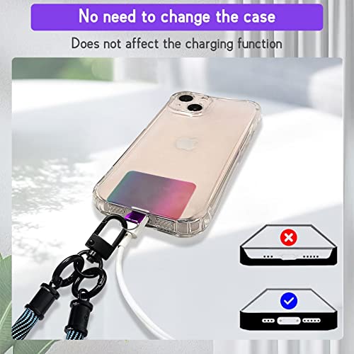 Cell Phone Lanyard, Universal Phone Crossbody Lanyards For Around The Neck, Necklace Lanyard & Wrist Strap With Phone Patch×2, Nylon Phone Strap For Women Men Compatible With Most Smartphones #TOP7