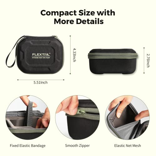 FLEXTAILGEAR Portable Mini Air Pump Case, Rigid Polypropylene material, Compatible with TYX/TY2X/MP2PRO/MP2PLUS - Image 2