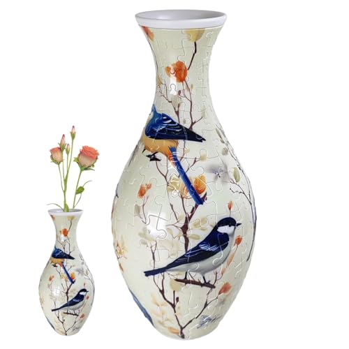 Vase puzzle 3D étanche à pièces emboîtables pour art floral durable - 6