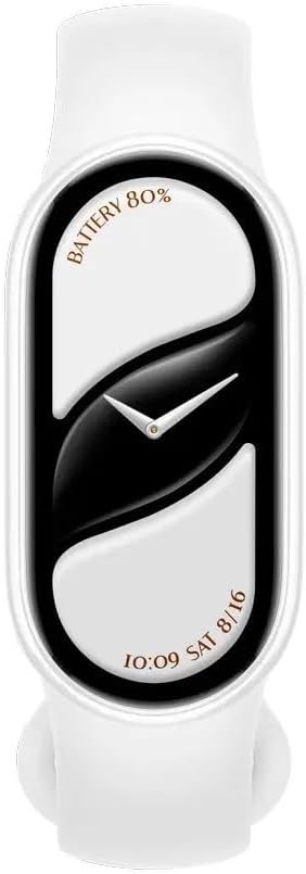 Xiaomi Mi Smart Band 10(2025) – Ceramic Edition – 1.72″ AMOLED Display | 21 Days Battery Life | Touchscreen, Multi-Sport Tracker, Activity Tracker, Heart Rate Monitor | BT5.4 – Pearl White