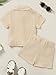 sgeoct Baby Boy Outfits Summer Infant Toddler Boys Short Sleeve Button-down Shirt +Pocket Shorts Clothes Pure Cotton 6-12M