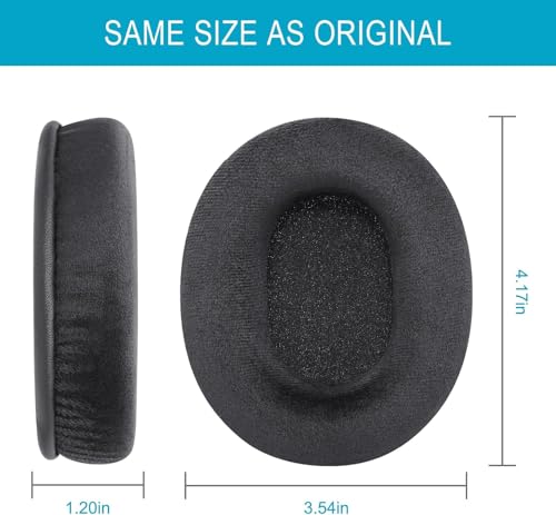 Replacement for Sony MDR 7506 Earpad Cushions, Noise Isolation Over Ear Headphone Pads for Sony MDR-7506 V6 V7 CD900ST, Soft Velour and Memory Foam (Black) by G GVOEARS - Image 5