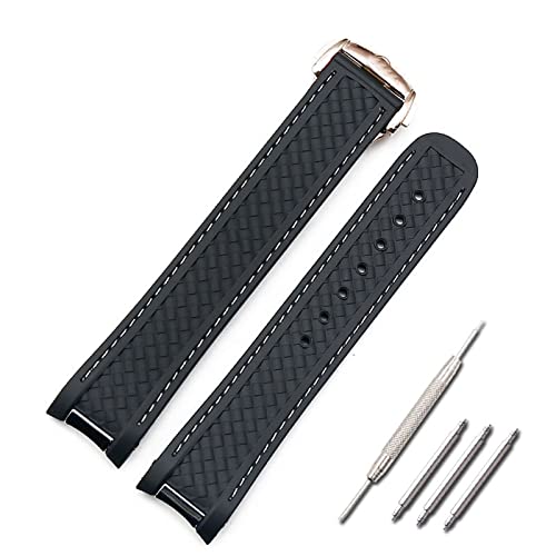 Bracelet en silicone 20 mm pour Omega Seamaster Aqua Terra 150 marine