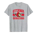Ottawa Senators Stripe Gray Officially Licensed T-Shirt