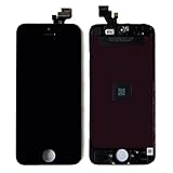 LCD Touch Screen Digitizer Frame Assembly Full Set LCD Touch Screen Replacement for iPhone 5 - Black