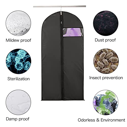 Clothes Protector Bags Dustproof Clothes Covers Niviy Moth Proof Coat Covers with Zip - Image 2
