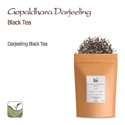 Darjeeling Black Tea From India - Fresh From The Famous Gopaldhara Estate - Darjeeling Tea Fresh Black Tea India Black 100G #TOP5