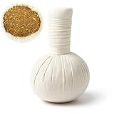 Pochon de Massage Thaï 100g aux Herbes Ayurvédiques | Soin Naturel & Relaxant | Détente Mu...