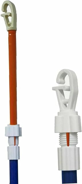 Abaseen Telescopic Clothes Line Prop Heavy Duty Extending Washing Cloth Line Prop (1 Prop)