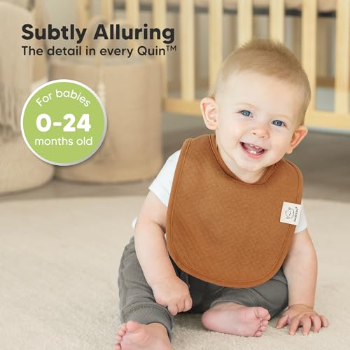 Image of KeaBabies 8-Pack Baby Bibs for Drooling and Teething, Soft (Hunter) | Organic Quilted Cotton Cloth Drool Bibs for Baby Girl, Boy, Toddler, Newborn, Infant, Soft & Super Absorbent
