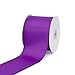 Creative Ideas 3" Inch Solid Grosgrain Ribbon, 25 Yards, Purple, 25 yd,
