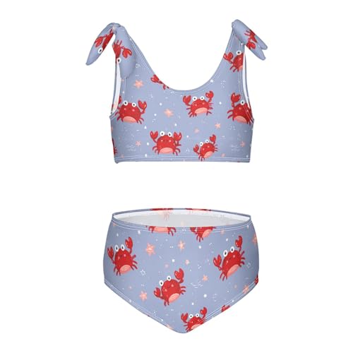 Image of Boccsty Summer Girls Swimsuits Kids Bikini Sets 2 Pcs Bathing Suit for 3T-12T