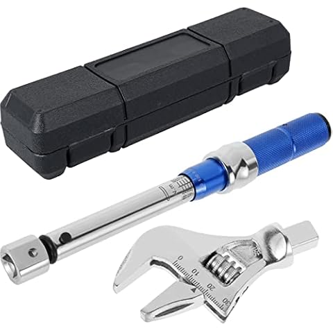 NewSoul Adjustable Torque Wrench, 25 to 85 Nm 30mm Open End Torque Wrench, Folding Spanner Manual Tool for Plumbing Auto Repair Home Maintenance Cover