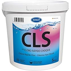 Tamar Cloro Choque Accion Rapida, recuperador Agua Piscina deteriorada, Alta solubilidad, granulado 5 kg