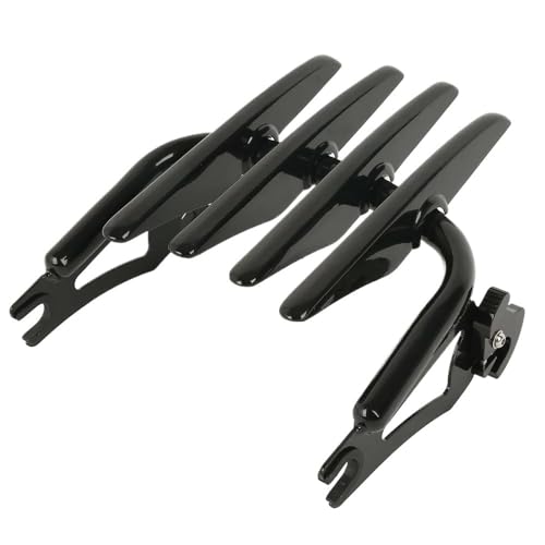 Porte-bagages arrière en acier noir robuste pour moto Touring et Electra Glide 10-18