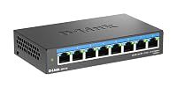 D-Link DMS-108 8-Port 2,5G Multi-Gigabit Unmanaged Desktop Switch mit acht 2,5-Gigabit-Ports, lüfterlos, flaches Profil, kompakt, Metallgehäuse, QoS, Plug and Play – Ansicht 5
