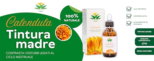 Regiflor Natura Tintura Madre Di Calendula Officinalis, 100% Naturale, 100Ml Con Contagocce - Integratore Alimentare - 5