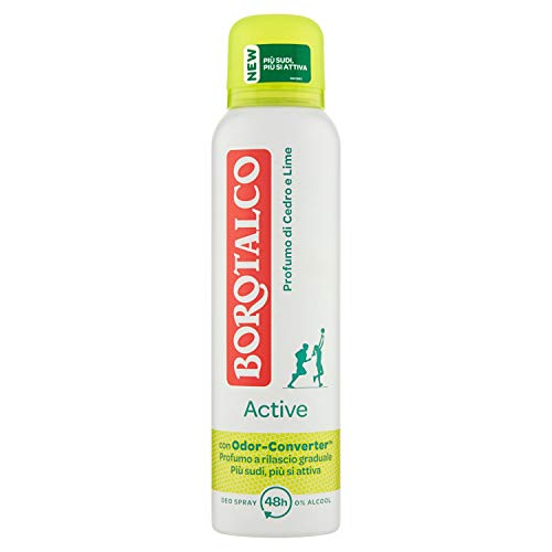 Preisvergleich Produktbild Borotalco Roberts Active Zeder und Limette deodorant deo spray 150ml