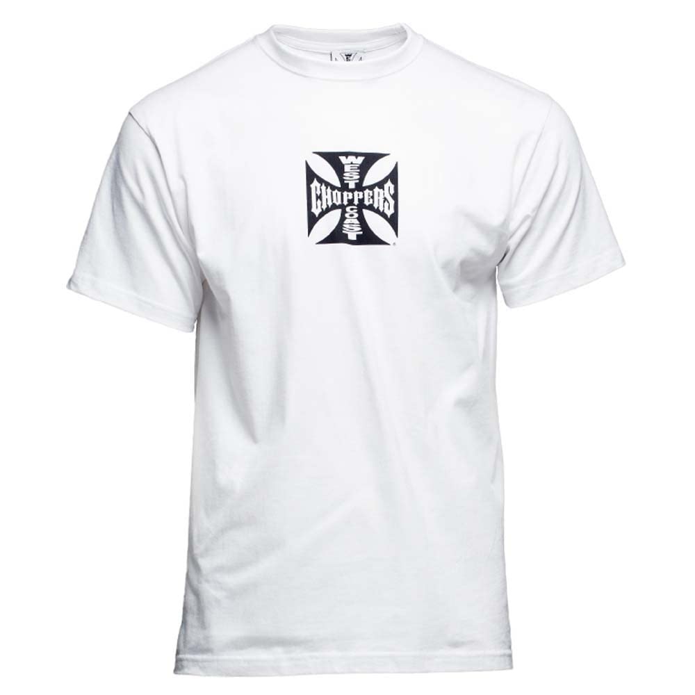 West Coast Choppers Men's White T-Shirt Og Classic Atx, Color:, Size:xl