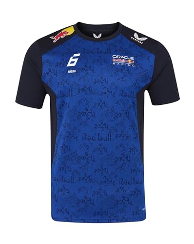 Camiseta Isack Hadjar Red Bull Racing 2026 oficial Castore f1 azul marino