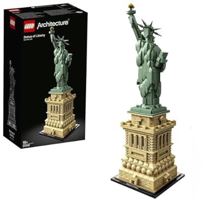 LEGO Architecture Statua della Libertà  Kit Modellismo per Adulti  Modellino da Costruire Souvenir di New York  Idea Regalo Donna o Uomo  Decorazione per Casa  Hobby Creativo da Collezione 21042