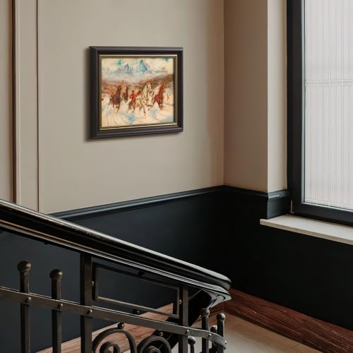 Save on DAJONART Vintage Gold Framed Canvas Winter Wall Art with Code EAYCT9MW - Image 5