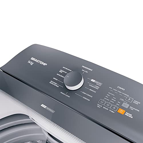 Máquina de Lavar Brastemp 14Kg branca com Ciclo Tira Manchas Advanced e Ciclo Antibolinha - BWK14AB