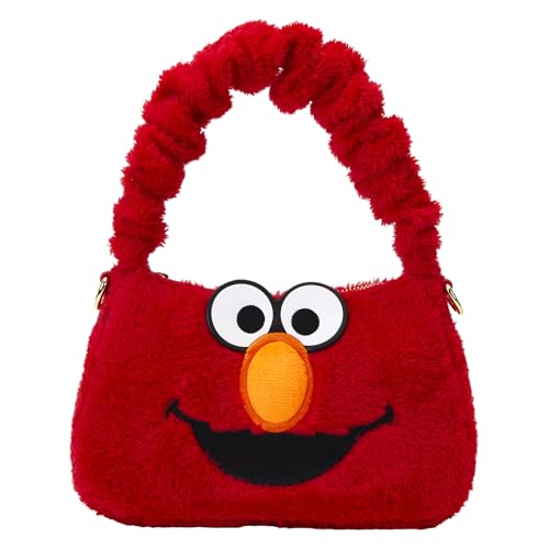 Loungefly Sesame Street Elmo Plush Crossbody Bag