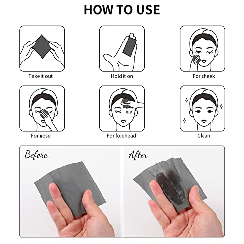 Oil Blotting Sheets For Face, Ducare 100 Counts Green Tea Blotting Paper For Oily Skin, Oil Absorbing Sheets For Face #TOP4