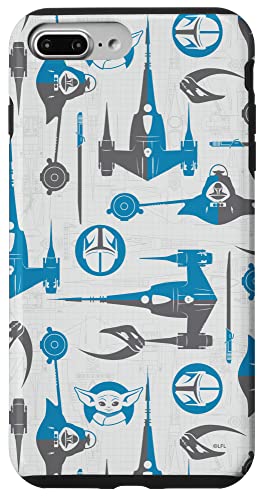 Coque iPhone 7 Plus/8 Plus Star Wars The Mandalorian motif Grogu