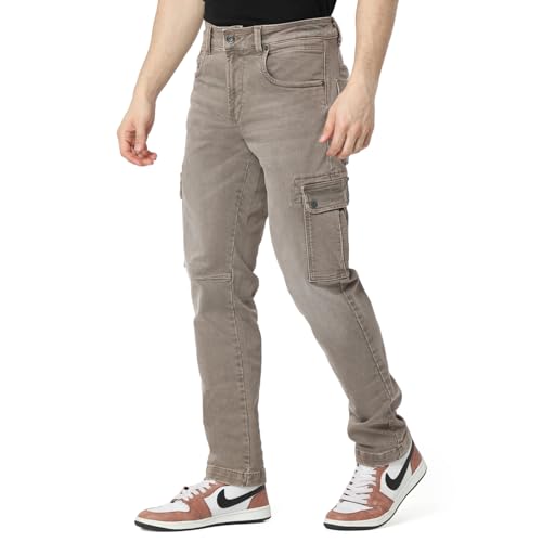 Image of Spykar Men's Rover Regular Fit Mid Rise Casual Jeans