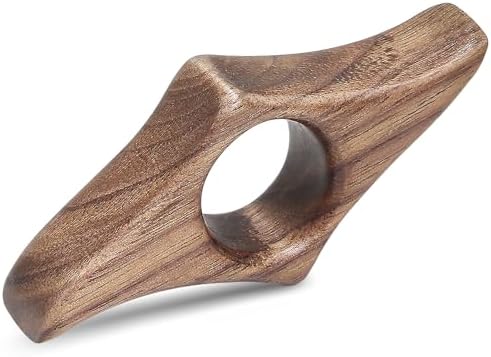 Walnut Book Page Holder, Smooth Finish Wood Book Holder for Readi...