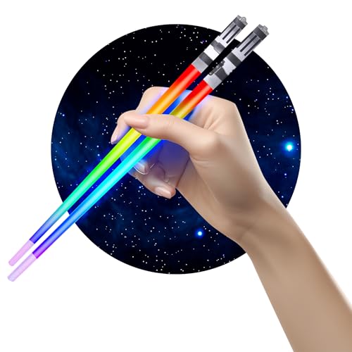 Lightsaber Chopsticks - Mini LED Lightsaber 8 Modes 1 Pair Frost Tip