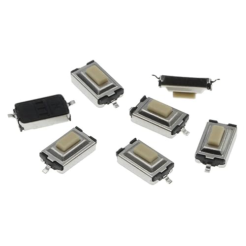 Industrial Switches 100PCS Touch Micro Switch 3 * 6 * 2.5mm SMD White Button Head 3x6x2.5 Switches