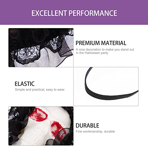 Healifty 1 par de Ornamento de Tapa- Olho de Festa de Halloween Tema Pirata Tapa- Olho Design de Cav