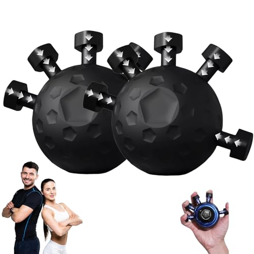 フィンガーパワー 【2025 年新型モデル】 指グリップ強化器 フィンガートレーナー 握力トレーナー トレーニング 握力グリップ 握力回復 握力を鍛える道具 ハンドグリップ 筋トレ (（ブラック*2）)のサムネイル