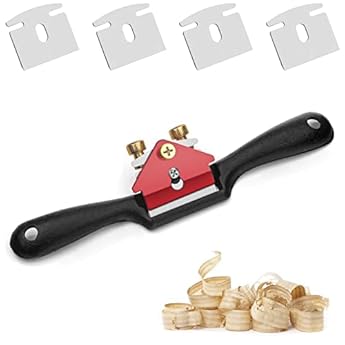 Foto di JJQHYC Pialla a coda regolabile lavorazione del legno taglio pialla coda Spokeshave legno lavoro taglio mano strumento regolabile strumenti di lavoro in legno