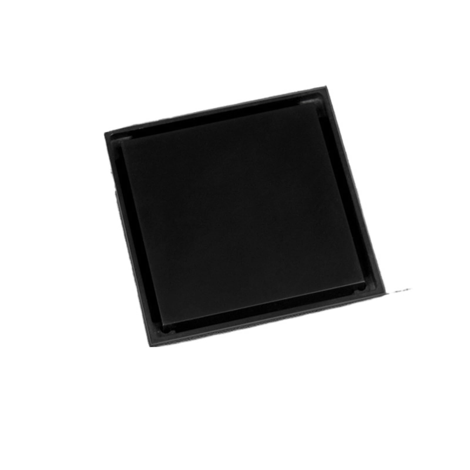 Drenaje De Suelo Desagüe de Suelo Invisible for baño, balcón, Lavadora, latón, Drenaje rápido, Inserto Azulejos, desagües Cuadrados para Lavabo(Type A)
