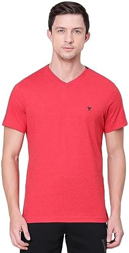 Van Heusen Cotton Blend Men T-Shirt, Regular Fit