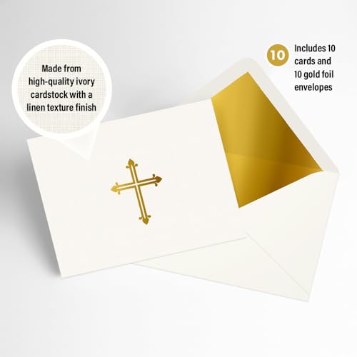 Image of Designer Greetings Blank Note Cards | Boxed Card Set, Matching Envelopes, Foil and Glitter Details