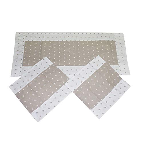 Tris Centri Runner e Centrini con applicazione di strass sul bordo. Runner 70x28 cm Centrini 28x28 cm Sono possibili spedizioni cumulative con altri articoli presenti nel nostro negozio Per qualsiasi domanda o richiesta siamo a disposizione Ricorda di aggiungermi all'elenco dei preferiti! Per restare aggiornati sulle novità messe in vendita. Siamo anche su Facebook. RussoTessuti