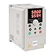 Wattive PV Frequenzumrichter 220V 1,5kW Solar VFD Drehstrommotor Variable Drehzahlregler 220V Einphasig Eingang Dreiphasig Ausgang Frequenzumrichter CNC Motordrehzahlregler (mit 1M Verlängerungskabel)