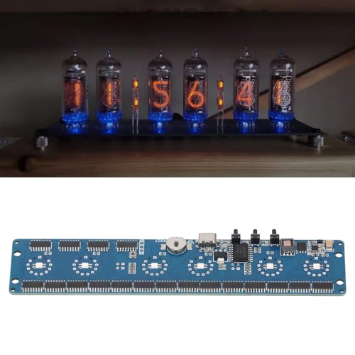 Module d'horloge de circuit imprimé rétroéclairage multicolore et tube lumineux - 4