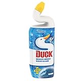 Duck Toilet Cleaner Liquid, Sanitiser & Descaler, 750 ml, Marine, Pack of 8