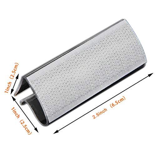 NAVADEAL Table Skirting Clips Tablecloth Clips for Table 3/4" - 1" with Hook and Loop | Pack of 50 | Great for Wedding Home Meeting Party Picnic Patio Banquet Indoor Outdoor Events