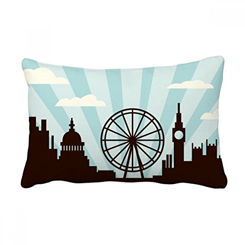 Coussin Londres silhouette avec insert de haute qualité pour canapé